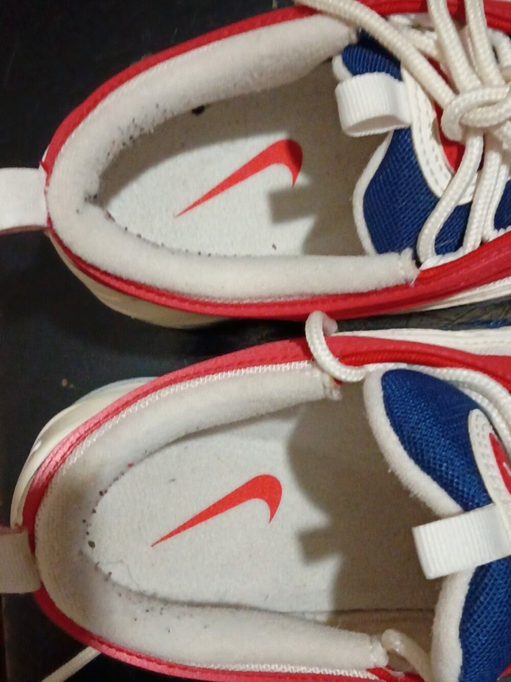 Nike Air Max 97 Mens sz 8.5 mens USA White Red Blue Running Shoes CW5584 100 - Picture 12 of 13